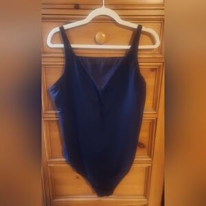 BLEU ROD BEATTIE Womens Elegant Black One Piece Suit